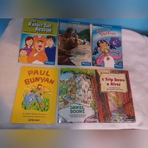 Harcourt Second Grade Reading Book Lot Of 6 Pre-owned